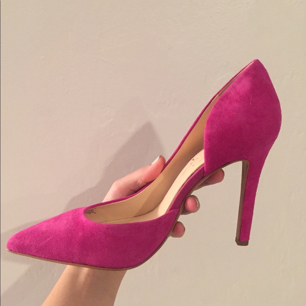 Jessica Simpson Claudette heels - Polished Pink